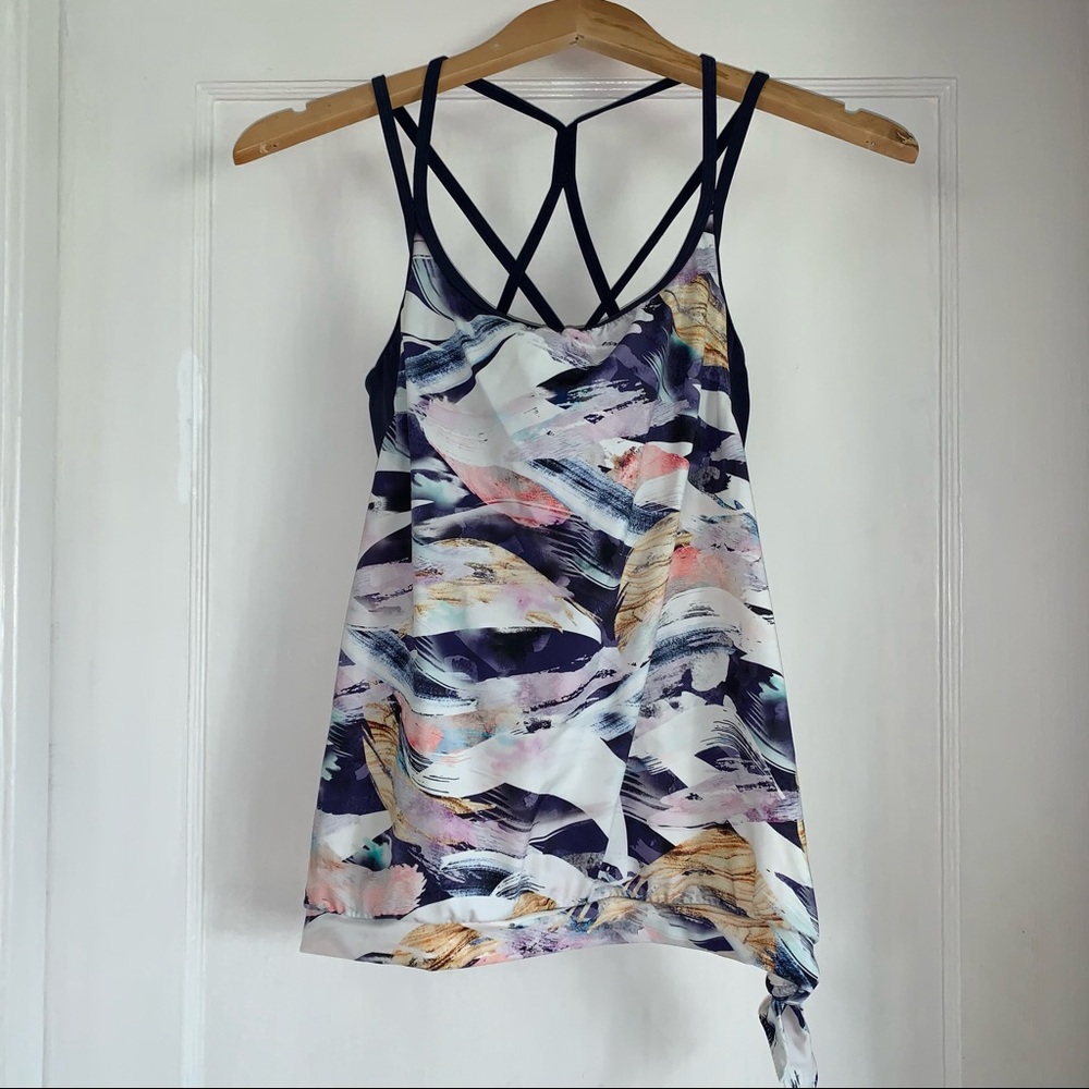 Athleta Vivid Side-tie Tankini & Bottoms